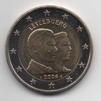 LUXEMBURGO DEL AÑO 2006 DE 2 EUROS CONMEMORATIVAS